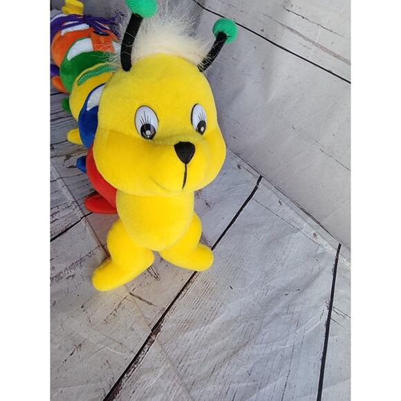 Discovery Toys Colorful Dress A Pillar Caterpillar Plush Learning Toy - Picture 6 of 10
